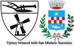 The logo of Tiptree Twinning Association